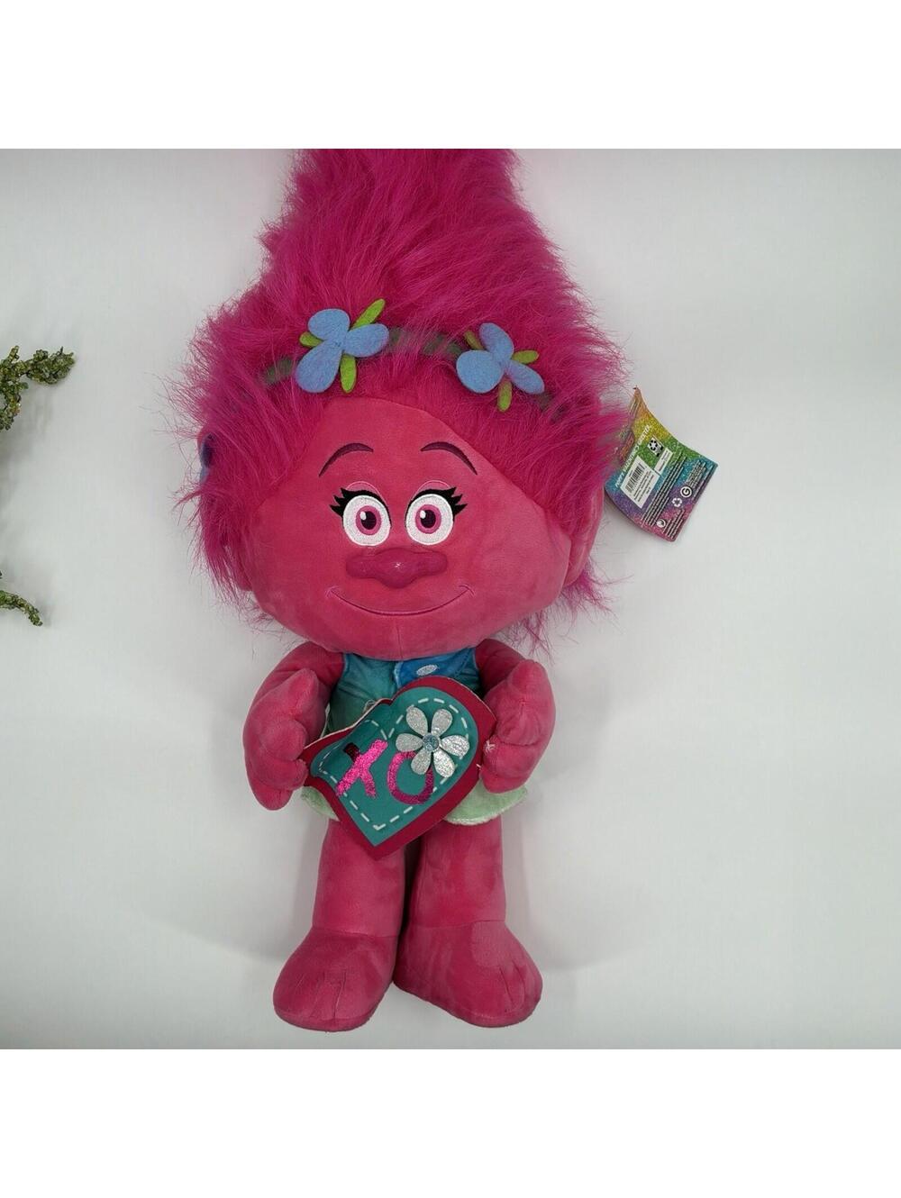 Trolls Poppy Xl 28in Pink Standing Plush NWT Stuffed Toy Dreamworks